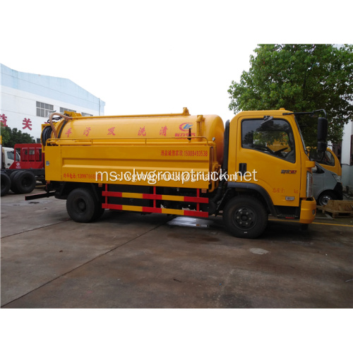 4x2 Suction Sewer Cleaning Sewage Tanker Truck